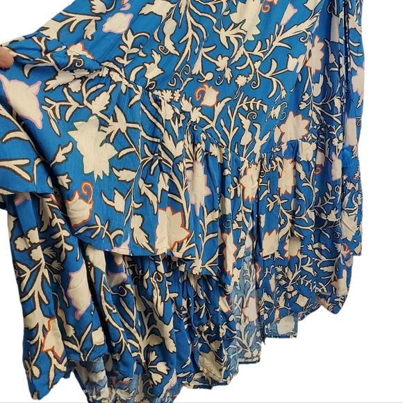 NWT Knox Rose Women's Wrap Dress Floral Ruffle Short Sleeves Size 4X - Picture 8 of 14